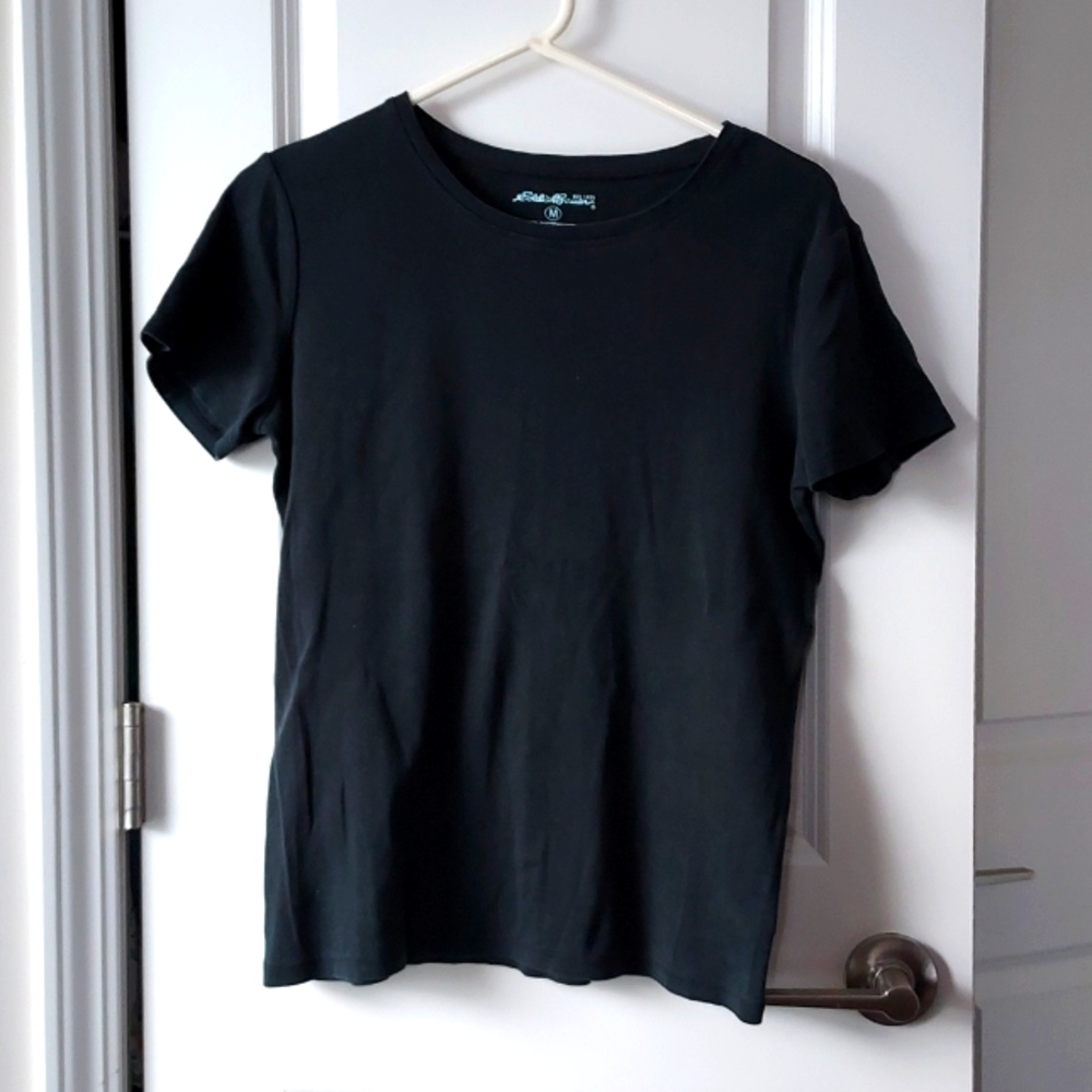 Eddie Bauer short sleeve tee black medium